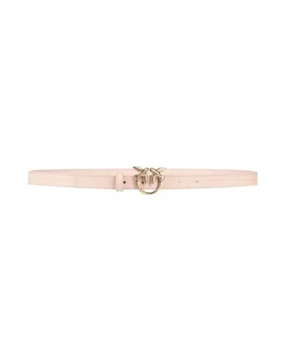 Pinko Woman Belt Pink Size 38 Leather