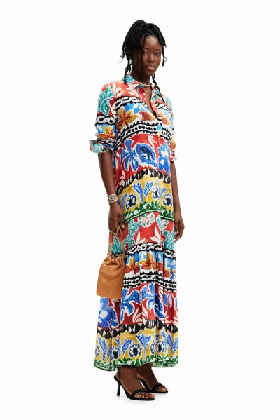 Desigual Dress In Material Finishes