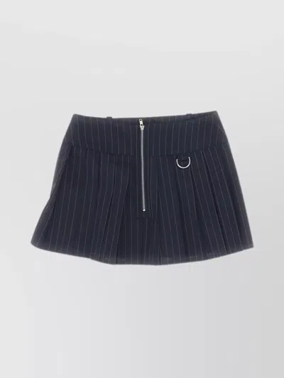 Vetements Mini Skirt D-ring Detail In Blue