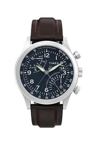 Pre-owned Timex Gents Waterbury Chronograph Watch Tw2w47900