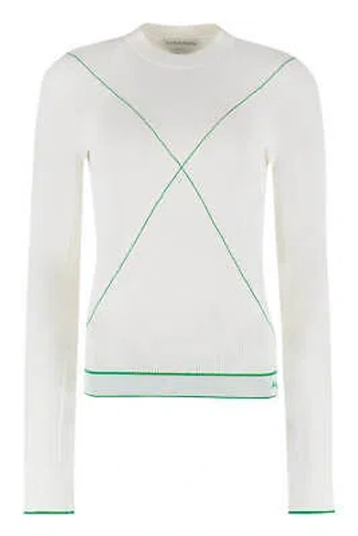 Pre-owned Bottega Veneta Viscose Sweater In White