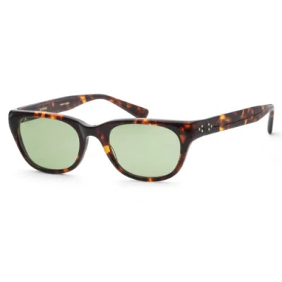 Pre-owned Eyevan Unisex 53mm Tortoise Sunglasses Malecon-sun-e-tort-53 In Green