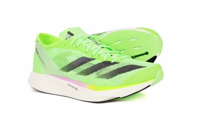 Pre-owned Adidas Originals Adidas Adizero Takumi Sen10 Men's Running Shoes Jogging Walking Shoes Ig3134 In Green