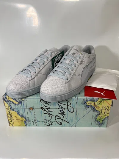 Pre-owned Puma X One Piece Luffy Suede "feather Gray-platinum Gray" 396524_01 [us5-11]