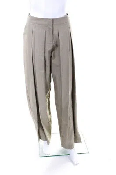 Pre-owned Le Kasha Womens Rum Pants - Natural Size M In Beige