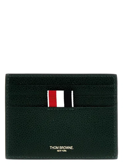 Thom Browne 4 Bar Wallets, Card Holders Green