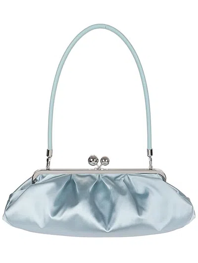 Weekend Max Mara Large Pasticcino Bag In Blue