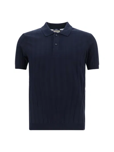 Paul E Shark Maglia Polo Fresco In Blue