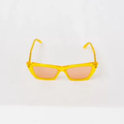 Pre-owned Saint Laurent Transparent Cat-eye Frame Sunglasses