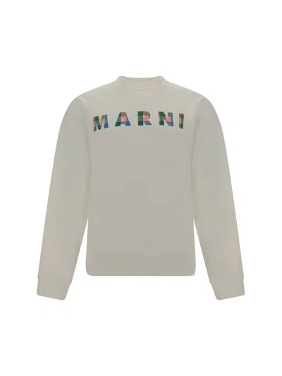 Marni Sweatshirt In Natural White
