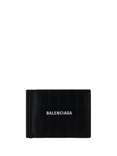 Balenciaga Men Wallet In Black