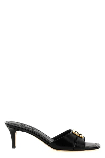 Fendi Women 'ffold' Sandals In Black