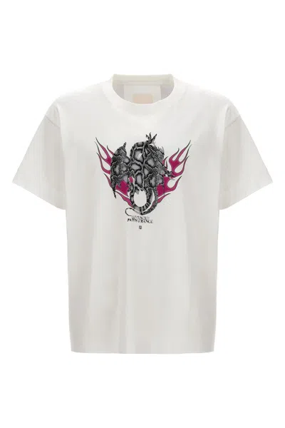 Givenchy Men Printed T-shirt In White