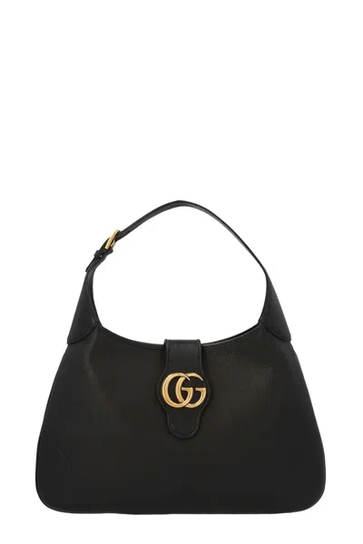 Gucci Aphrodite Medium Shoulder Bag In Black