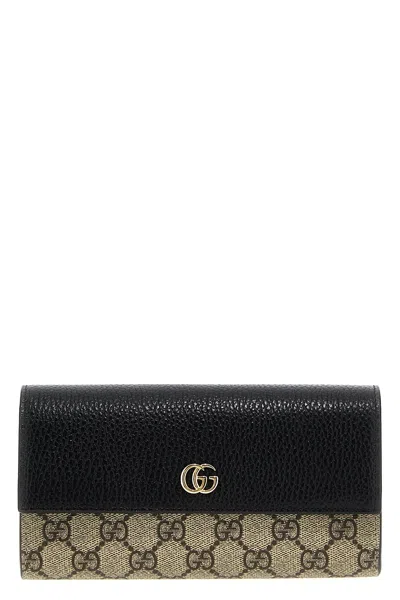 Gucci Women 'gg Marmont' Wallet In Black