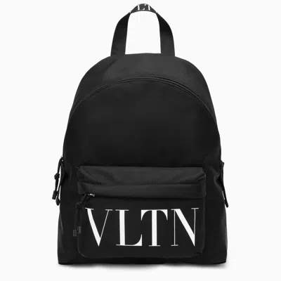 Valentino Garavani Black/white Vltn Backpack Men