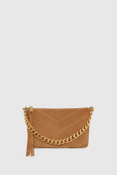 Rebecca Minkoff Edie Crossbody With Chain Bag In Camel