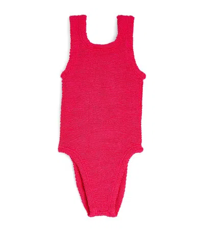 Hunza G Kids' Classic Swimsuit (2-6 Years) In Pink
