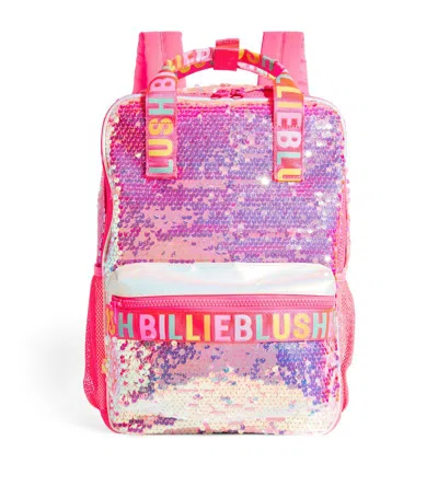 Billieblush Kids' Sequin-embellished Backpack In White