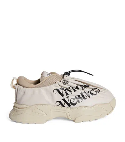 Vivienne Westwood Leather Romper Trainers In White