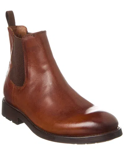 Frye Bowery Leather Chelsea Boot In Brown