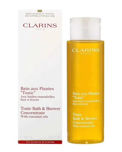 Clarins Women's 10.1oz Tonic Bath & Shower Concentrate With Essence In White