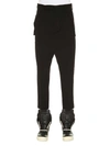 RICK OWENS CARGO CROPPED PANTS,7927439