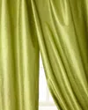 Home Silks 108"l Manhattan Curtain In Green