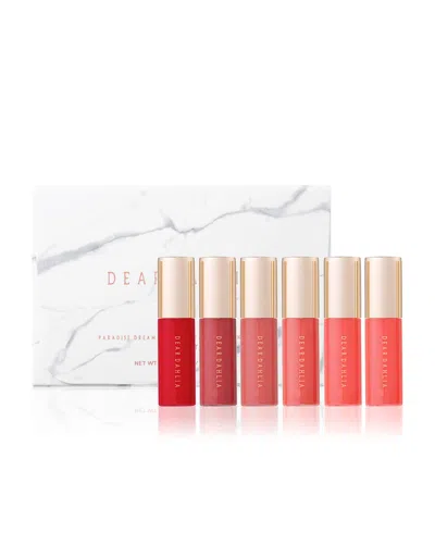 Dear Dahlia Paradise Dream Velvet Lip Mousse, Mini Set Of 6 In Best Seller