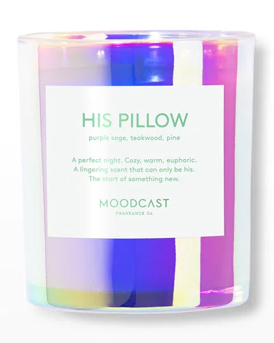 Moodcast Fragrance Co. 8 Oz. His Pillow Candle In Iridescent