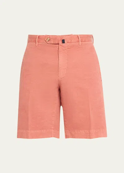 Incotex Men's Chinolino Shorts In Bruciato Medio
