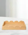 Jamie Young Wonderland Scalloped Tray In Natural
