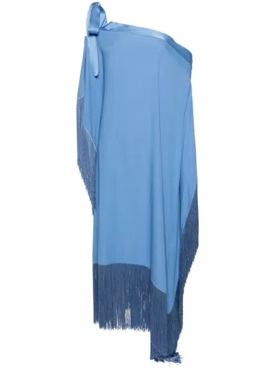 Taller Marmo Aarons Maxi Kaftan Dress In Blue