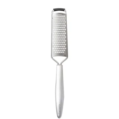 Cuisipro Piccolo 8-inch Fine Zester/grater, Stainless Steel In Silver