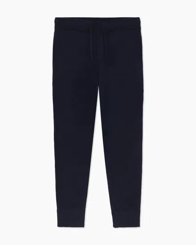 Onia Faded French Cotton-terry Track Trousers In Blue