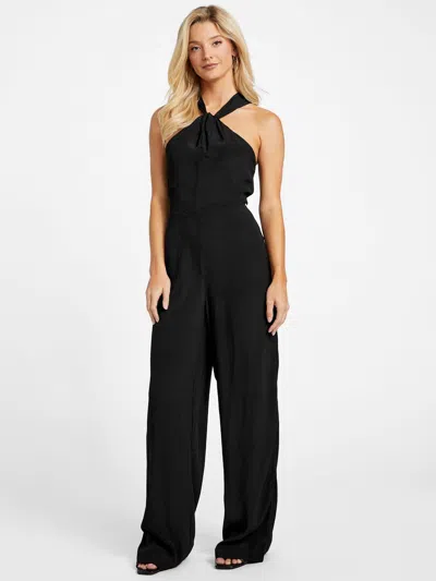 Guess Factory Brianne Sleeveless Jumpsuit In Black