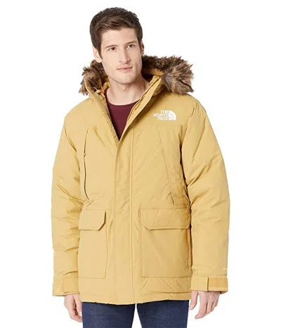 The North Face Nf0a5gjfzsf Men's Tan Full Zip Long Sleeve Mcmurdo Parka Onf1048 In Orange