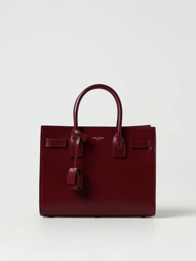 Saint Laurent Schultertasche  Damen Farbe Burgunderrot In Burgundy