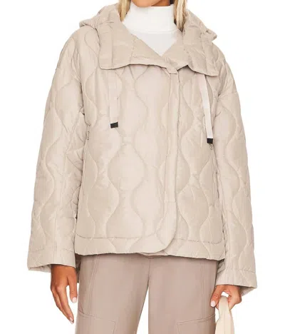 Alp N Rock Nori Quilted Jacket In Tan In Brown