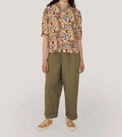 Ymc You Must Create Grease Trouser In Olive In Brown