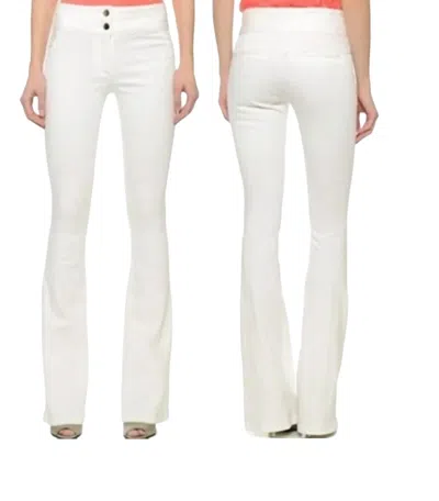 Veronica Beard Flare Leg Pant In White