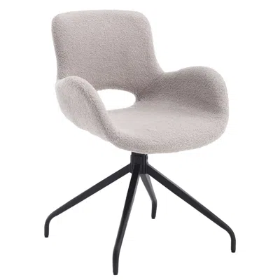 Simplie Fun Ts Teddy Velvet Upholstered Chair In Gray