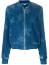 STELLA MCCARTNEY STELLA MCCARTNEY STARS DENIM BOMBER JACKET - BLUE,461969SLH1912322598