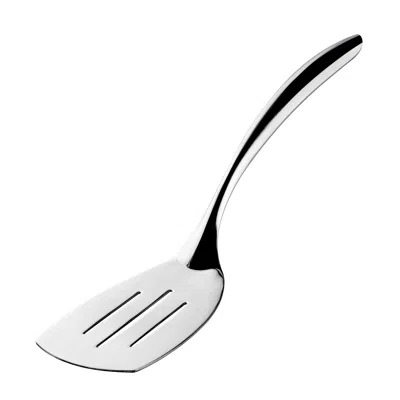 Cuisipro Tempo Slotted Turner, 14.75-inch, Stainless Steel In Silver
