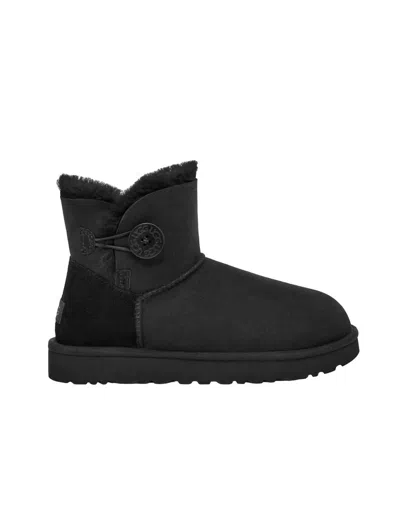 Ugg Women's Mini Bailey Button Ii Boot In Black