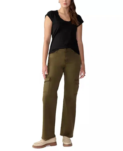 Sanctuary Flashback Cargo Pants In Canteen In Brown