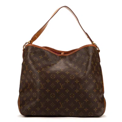 Pre-owned Louis Vuitton Delightful Mm In Brown