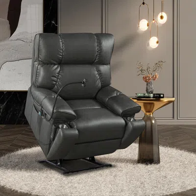 Simplie Fun Recliner Chair In Black