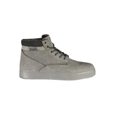 Carrera Chic Urban Laced Boots With Contrast Details In Gray