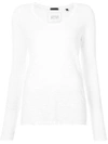ATM ANTHONY THOMAS MELILLO LONG SLEEVED TOP,AW1153FK12315676
